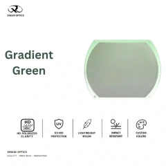 nylon polarized lens gradient color green tinted