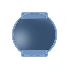 nylon polarized lens solid color blue tinted PAPXU1135