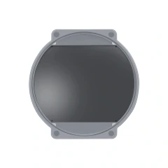 nylon polarized lens solid color gray tinted PAPXS0927