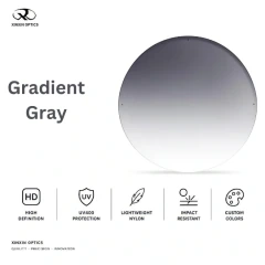 nylon sunglasses lens gradient color gray tinted