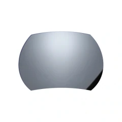 nylon sunglasses lens mirror coated 8c decentered silver PAXS2109