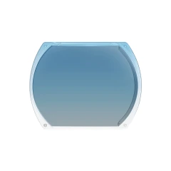 pc polarized lens gradient color blue tinted 2