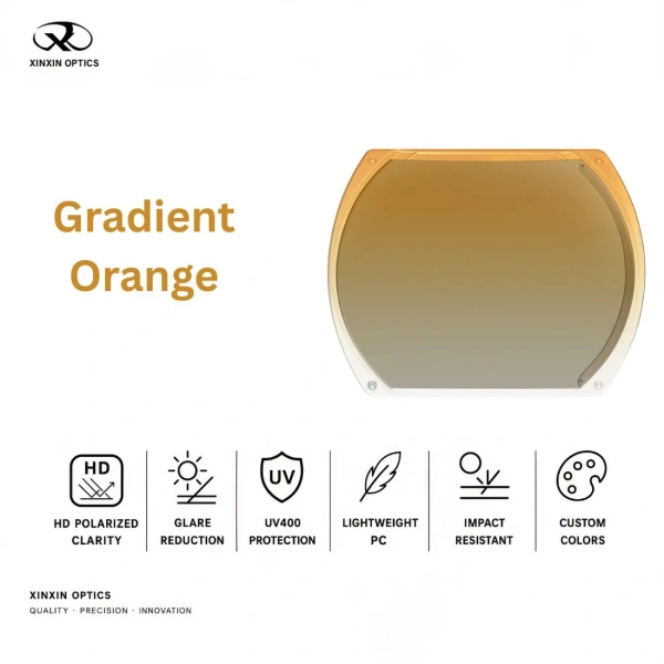 PC Polarize Lens Degrade Renk Turuncu