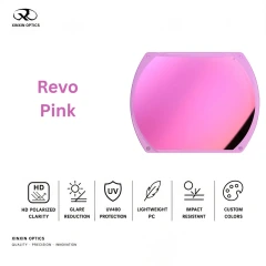 pc polarized lens mirror color pink