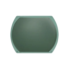 pc polarized lens solid color single green tinted PCPXG1034