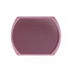 pc polarized lens solid color single pink red tinted PCPXR1555